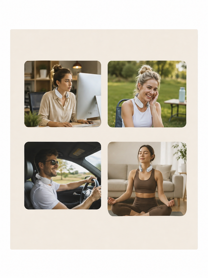 Masevi® Masażer Szyi i Karku z Funkcją Podgrzewania