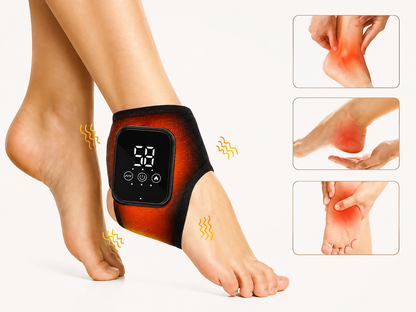 Masevi® Masażer Stóp i Kostki – 3 Tryby Relaksu + Podgrzewanie