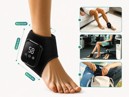 Masevi® Masażer Stóp i Kostki – 3 Tryby Relaksu + Podgrzewanie